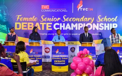 Brilliance and Oratory Skills at The Union Bank Sponsored TVC Female Debate Championship